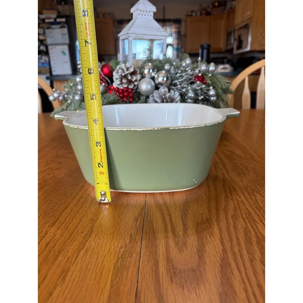 Corning Ware Avocado Green P-702½-B‎ 2.5 QT Casserole Dish w/ Lid Vintage USA